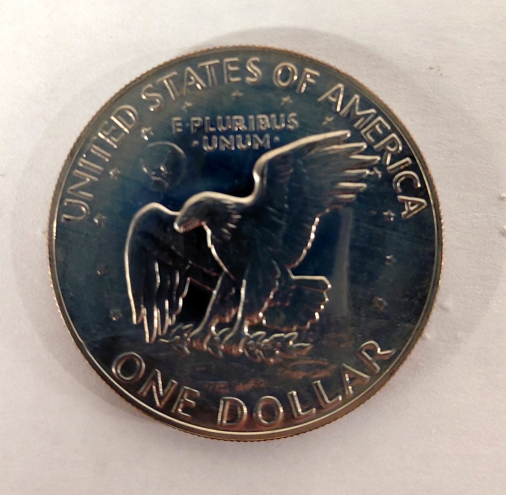 1974 S Eisenhower Ike Clad $1