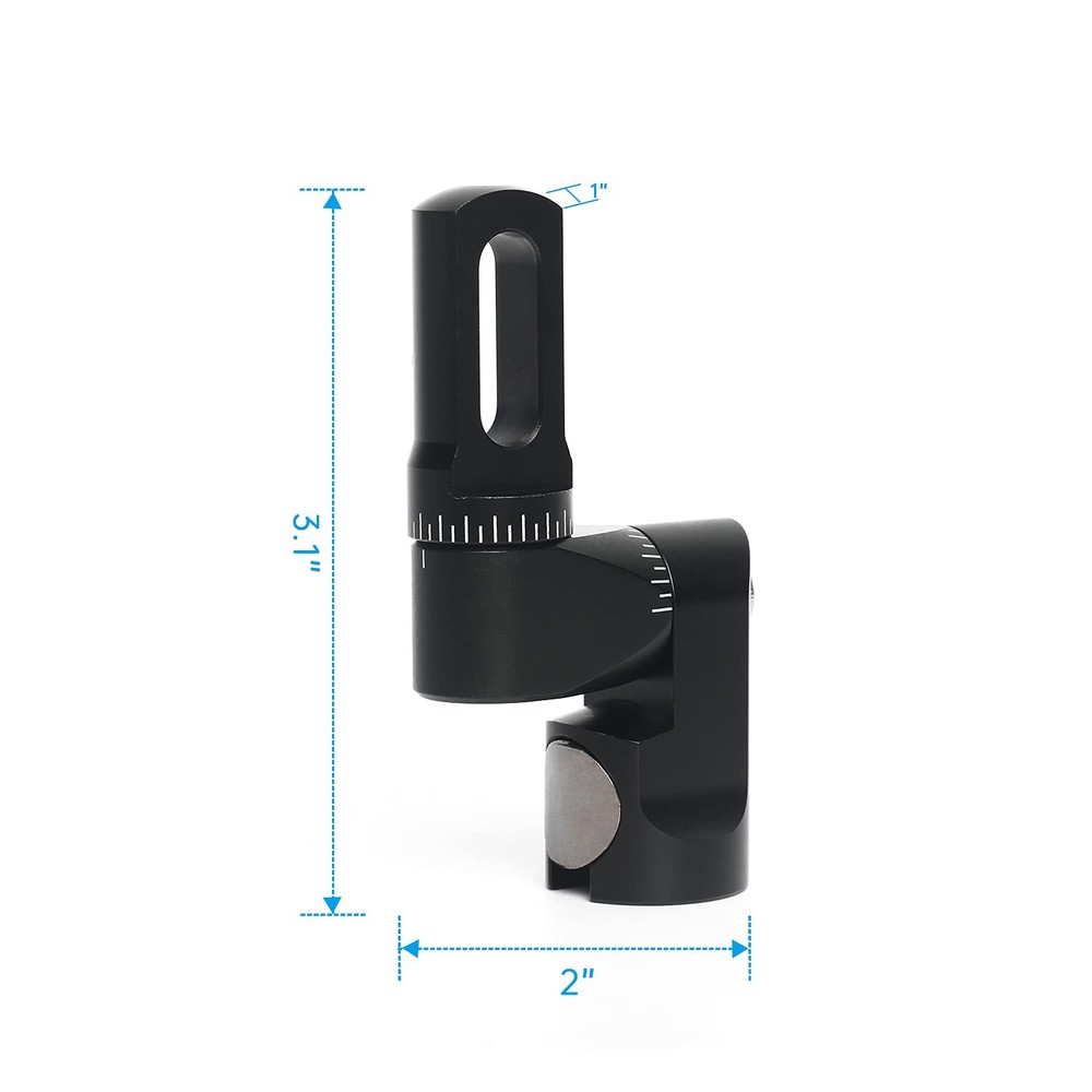 Single Side Adjustable V-Bar Mount Bow Stabilizer Quick Disconnect Rod for Co...