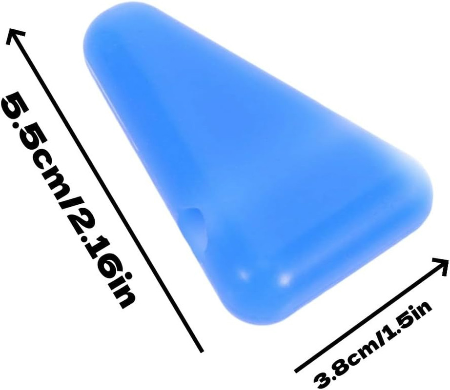 2Pcs Tuning Fork Holder Silicone Tuning Fork Triangle Base Support for Secure...