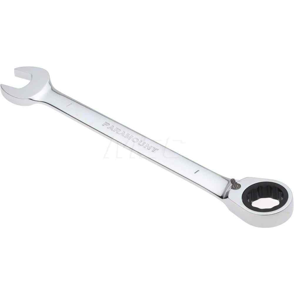 Paramount 1" Offset Combination Wrench, Polished Chrome Vanadium Steel