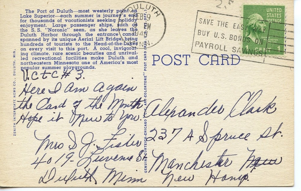 PASSENGER STEAMER, DULUTH, MN - PC489