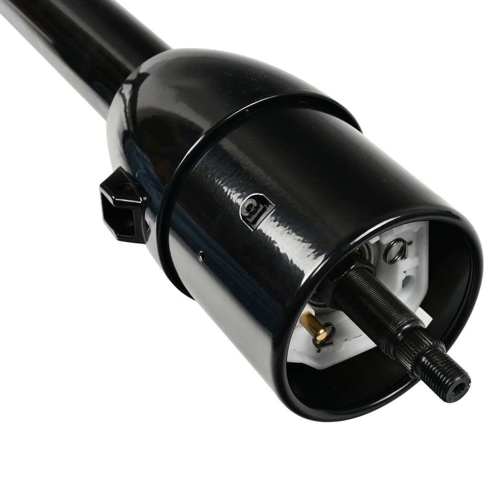 Universal 30" Black Stainless Tilt Automatic Steering Column & Adapter No Key