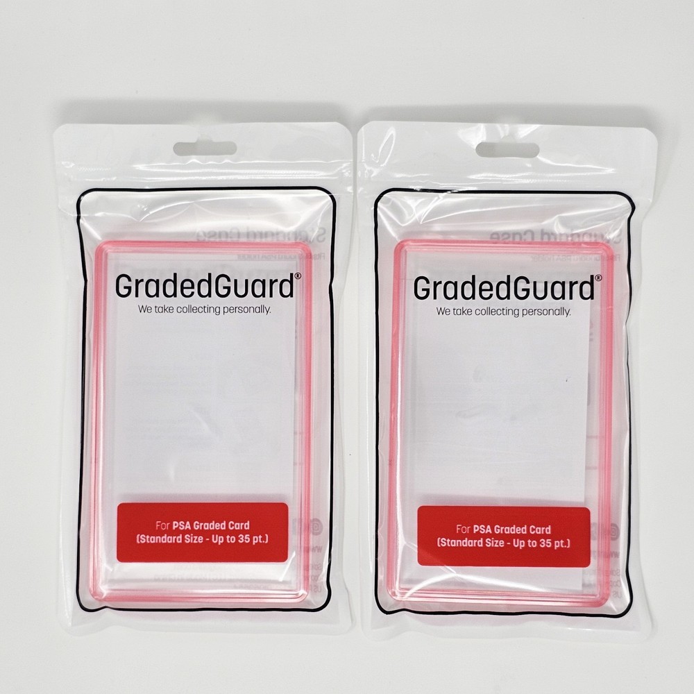(2) Rose Quartz GradedGuard PSA Graded Card Jewel Case Guard Protector Stackable