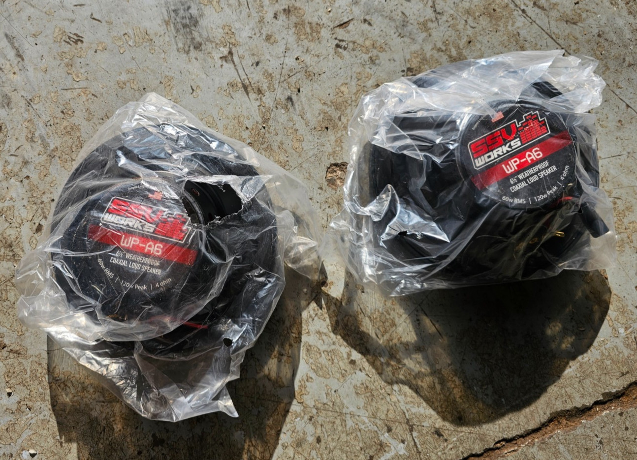 SSV Works Pair Of 6.5" Weatherproof Powersports Speakers 170-WP-A6 230-WP-A6