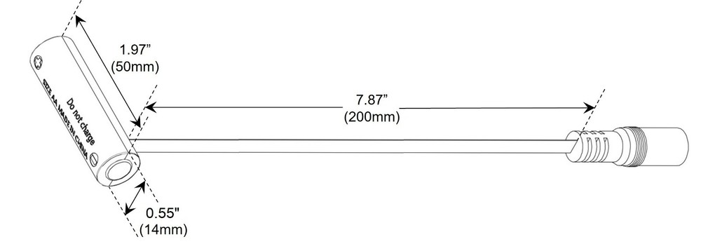 1 x AA Battery Replacement Eliminator Kit for Electronic Devices