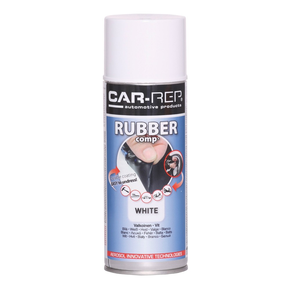 White Rubber Spray Paint 400ml