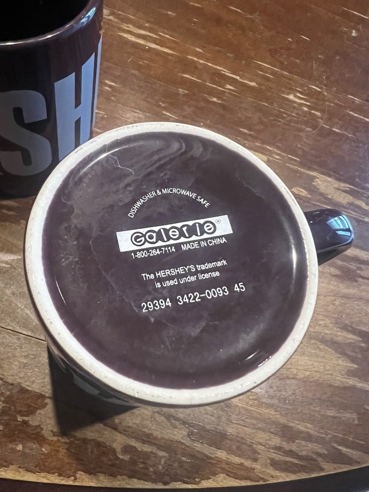 Vintage Hershey's Chocolate Dark Brown Mug (1)