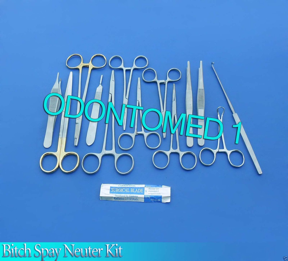 Bitch Spay Neuter Kit Surgical Instruments DS-1272