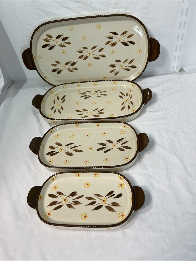 Temp-tations By Tara Old World 4-Piece Mini Nestable Bakeware Set