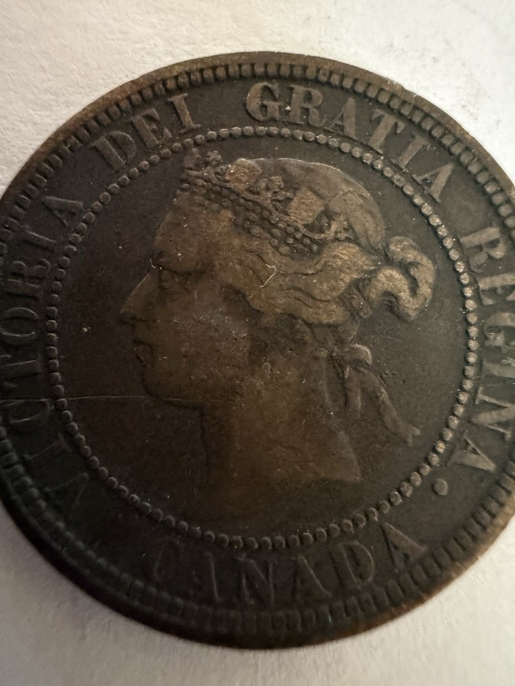 1881 Canada Large One Cent H Mint