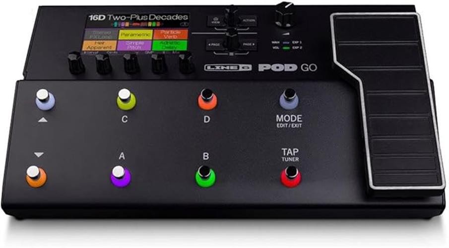 Line 6 POD Go Guitar Multi-Effects Processor, Black