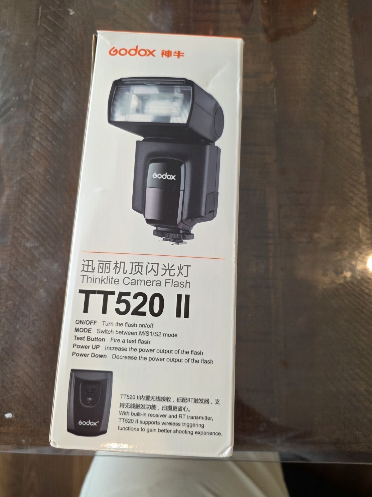 Godox TT520II Speedlite Wireless Trigger Transmitter For Canon Nikon Flash Light