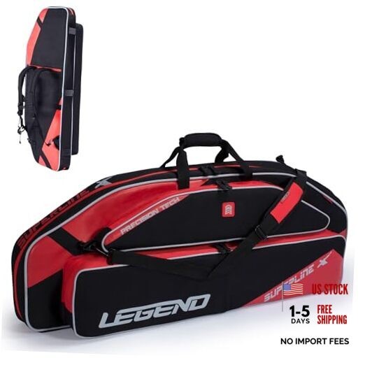 Superline Soft Bow Case for Compound Bow - Thick Padded Compound Bow Case Red
