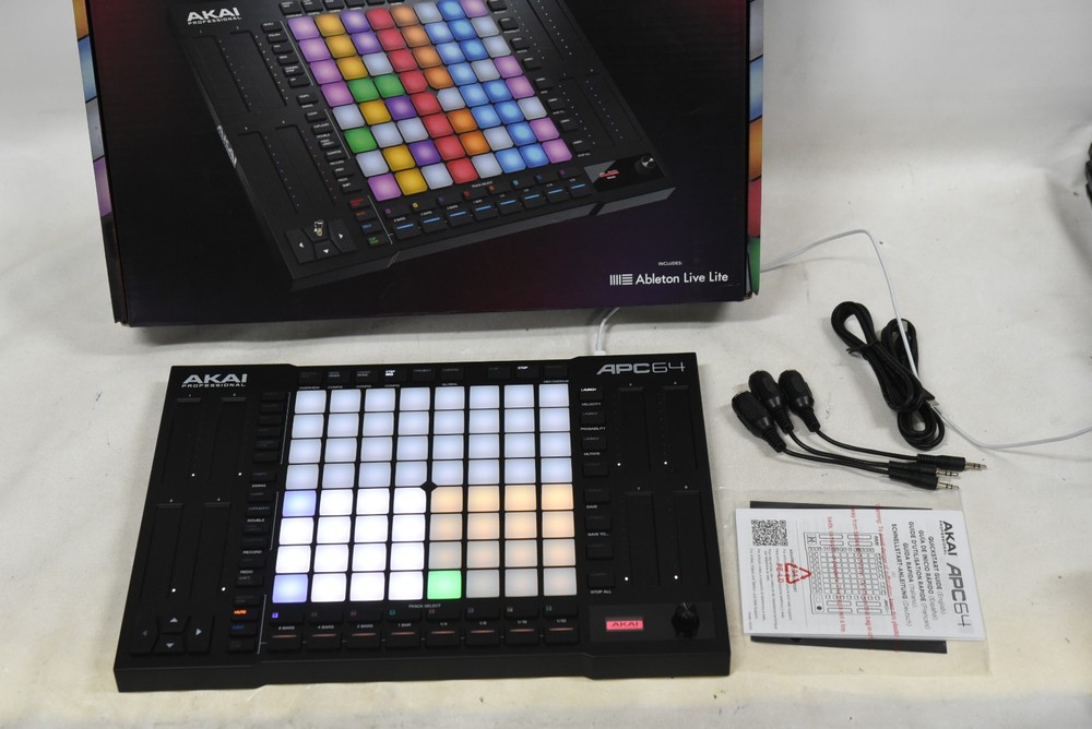AKAI Professional APC64 Ableton MIDI Controller with Sequencer & Touchstrips