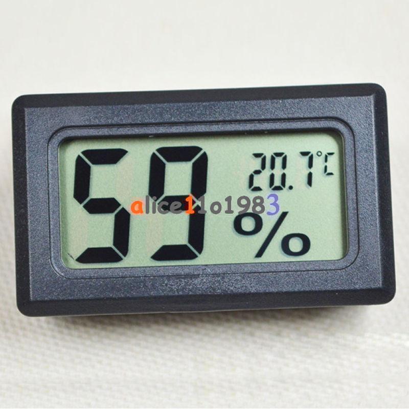 LCD Thermometer Hygrometer Humidity Temperature Meter Indoor +K Type Probe