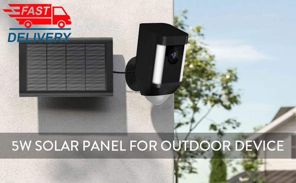 Ring Solar Panel (2Nd Generation) 5W Ring Solar Panel Charger (2 Pack Black) 👌