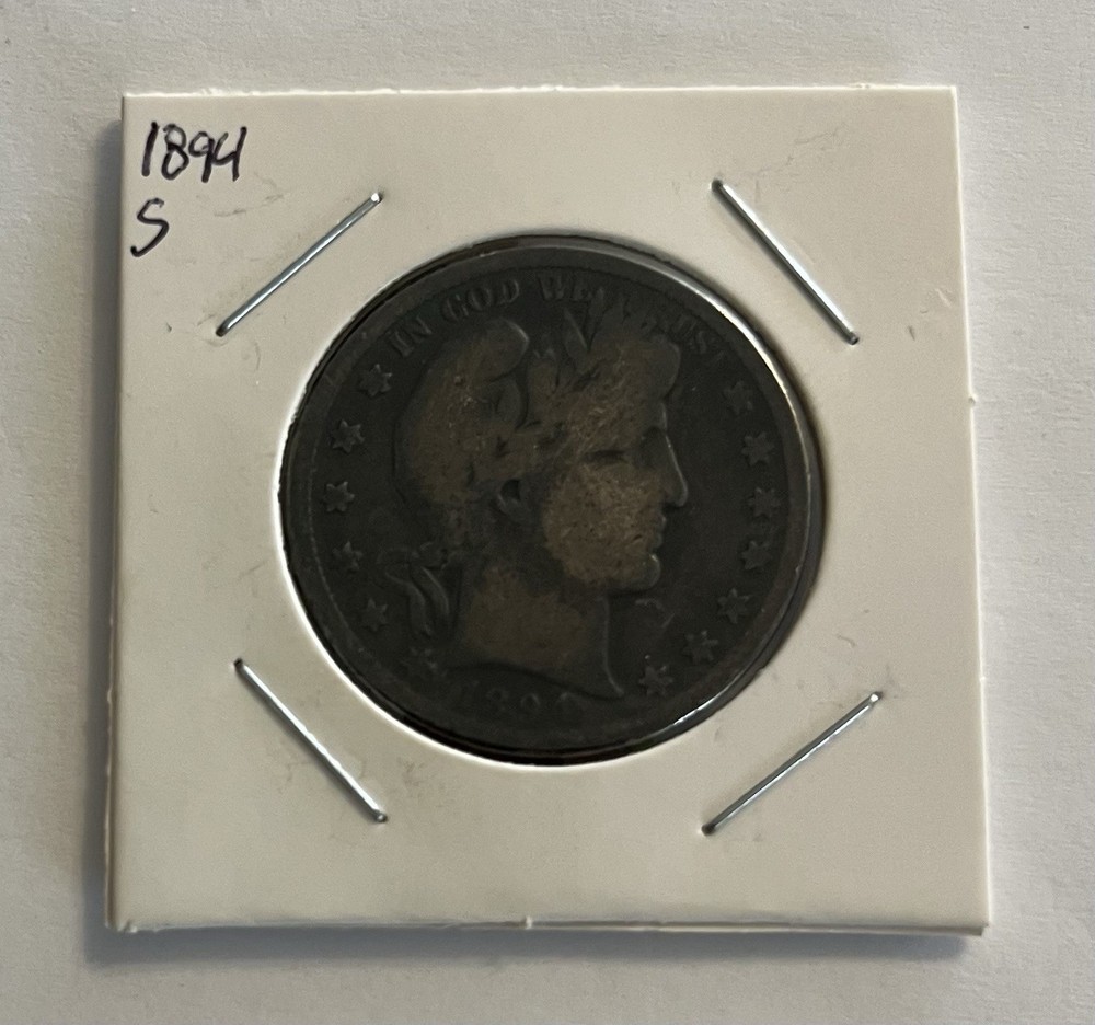 1894-S Barber Half Dollar-Semi Key Better Date