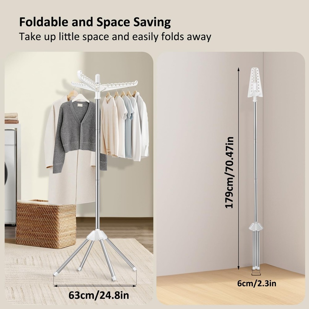 SUYU Clothes Drying Rack, Foldable Drying Rack Clothing, Laundry Drying Rack,...