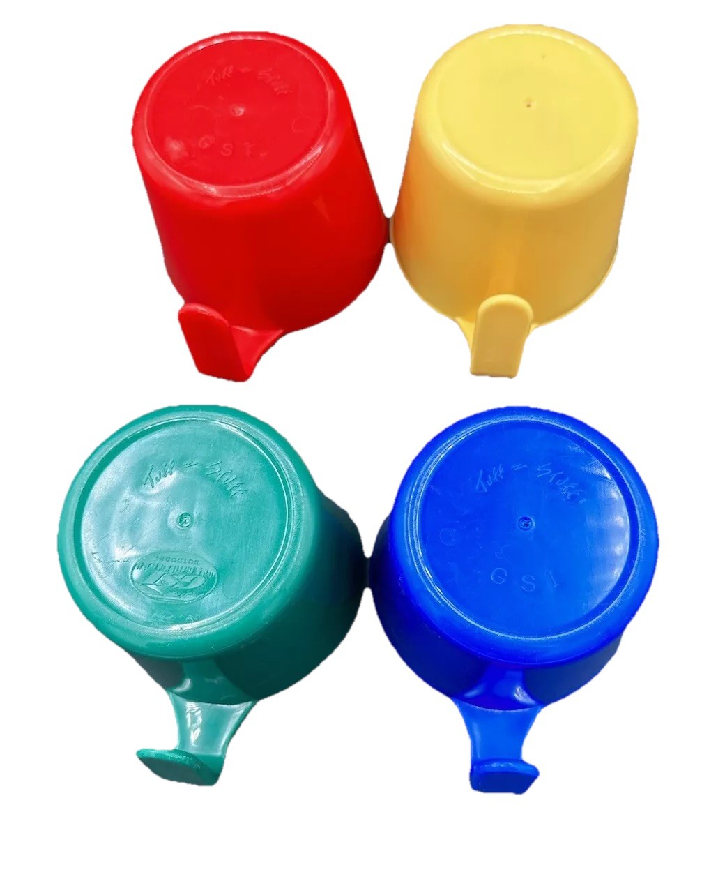 Vintage Mug Camping 4 lightweight Plastic 80's GSI Outdoors Tuff N Stuff