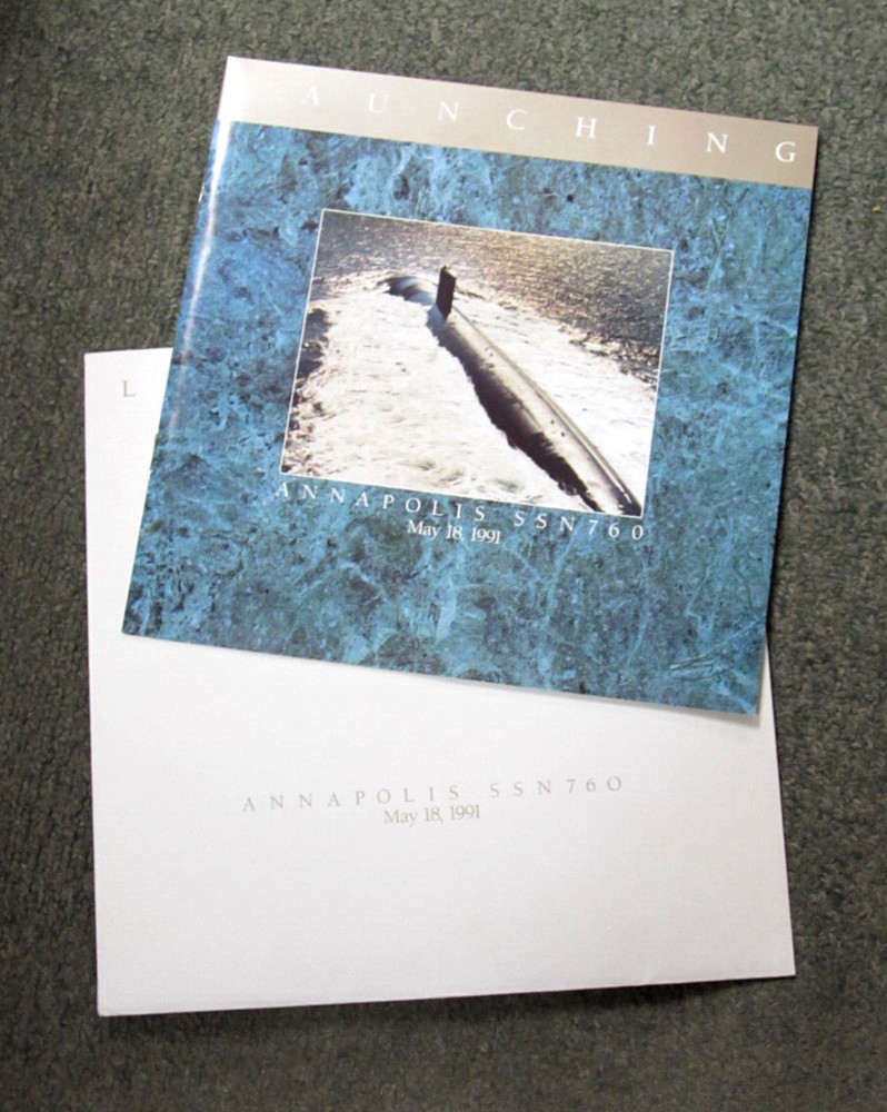 USS   ANNAPOLIS   SSN 760   LAUNCHING  Program   MAY   18 . 1991  Navy