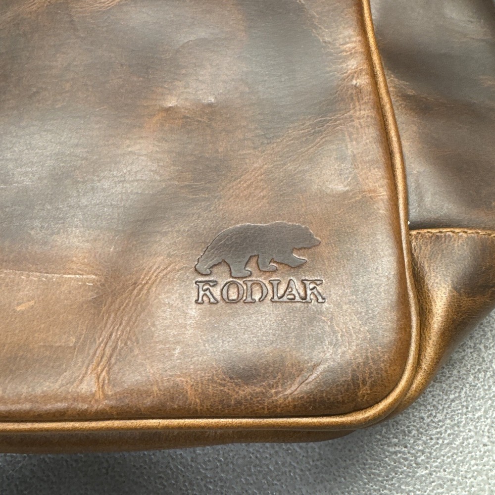 Kodiak Leather laptop Bag Brown