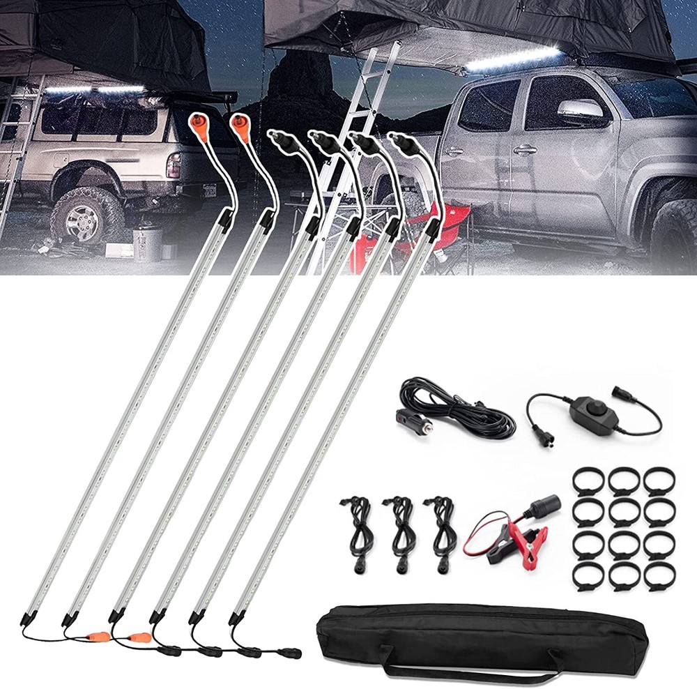 12V LED Interior Light Bar Aluminum Rigid String Lights with Dimmer Switch Water