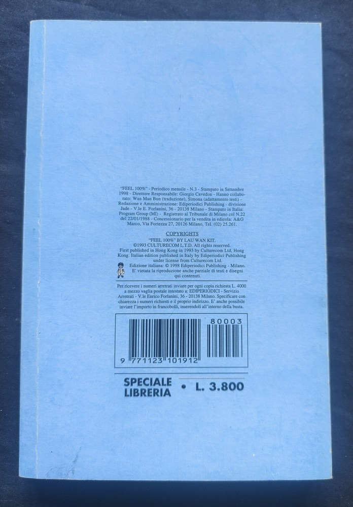 Feel 100% No. 3 Edicomics 1998