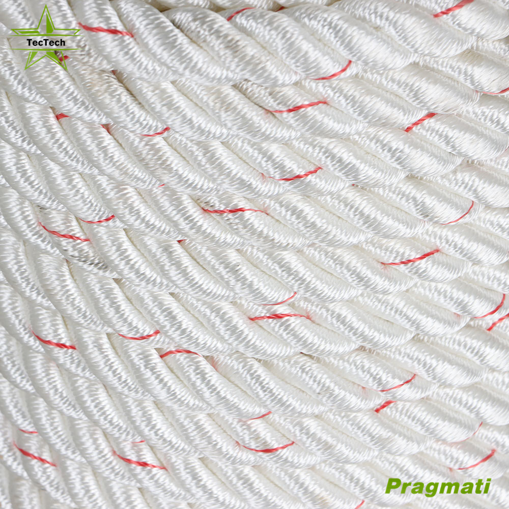 Double Braid Polyester Arborist Bull Rope Pulling Rigging Sailing Line 3/4"x100'