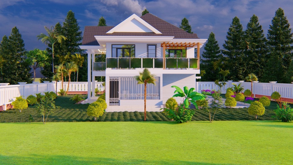 4 Bedroom House Plan [modern ]