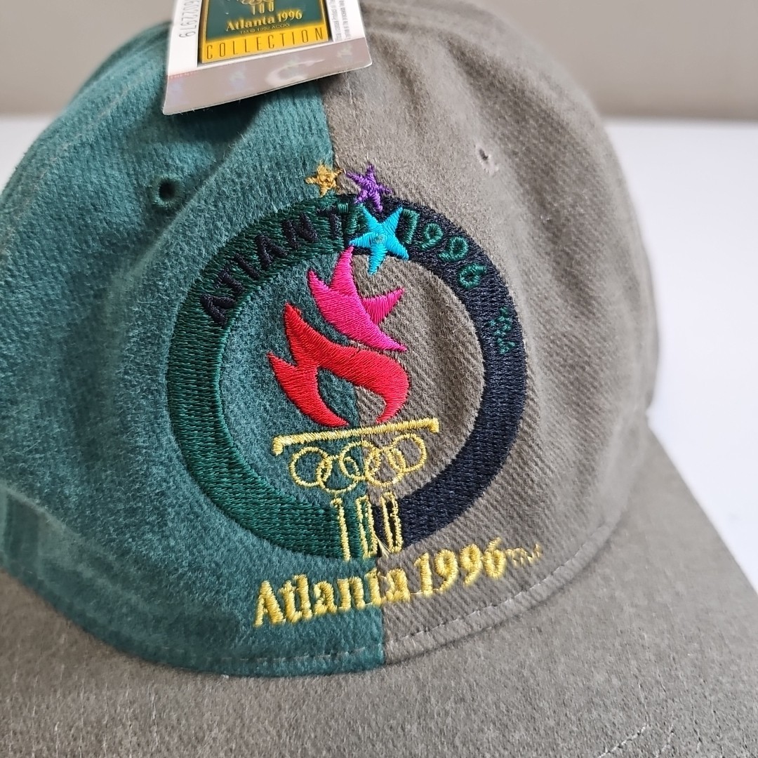NEW NWT 1996 OLYMPIC GAMES ATLANTA STRAPBACK OLYMPICS HAT CAP 90'S VINTAGE