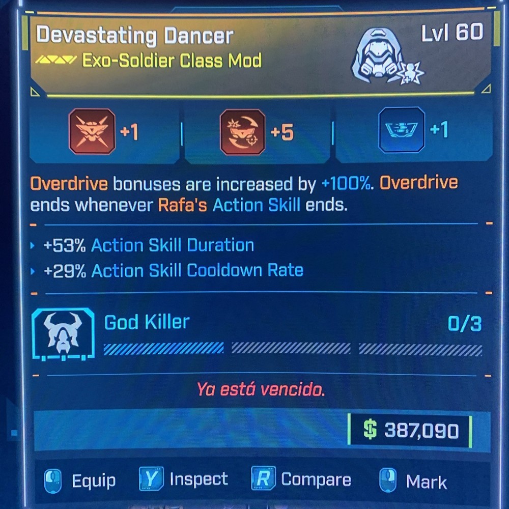 Borderlands 4⭐️LVL 60 GOD ROLL DEVASTATING DANCER RAFA CLASSMOD⭐️All PLATFORM