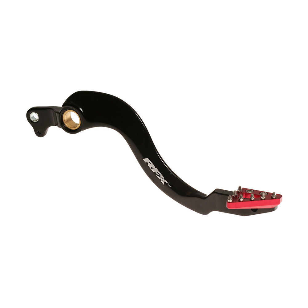 Rear Brake Pedal Red Solid Tip Hon
