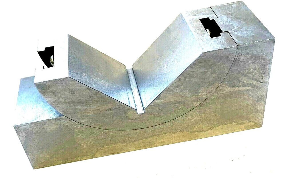 ADJUSTABLE 60 DEG PRECISION ANGLE BLOCK- V-BLOCK - NEW