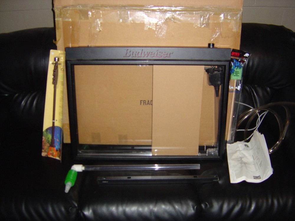 Ultra-Rare Budweiser wall mount aquarium