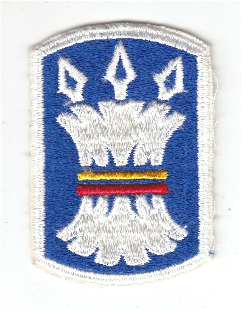 Army Patch: 157th Infantry Brigade - cut edge