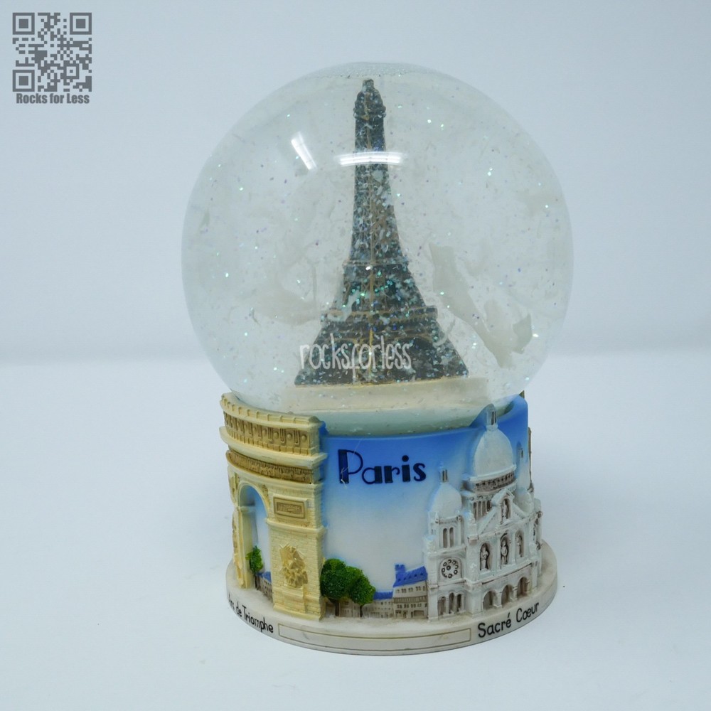 Vintage Paris 1990s Snow Globe