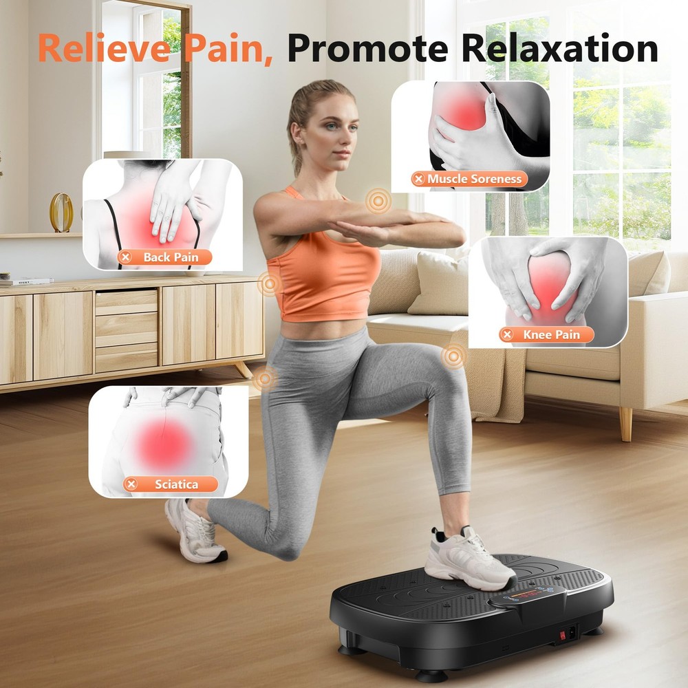 Vibration Plate Exercise Machine for Weight Loss & Lymphatic Drainage