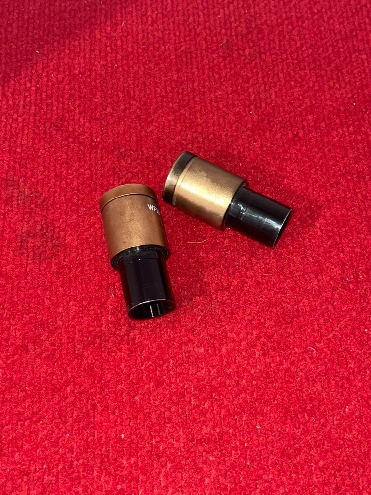 One Pair Microscope Eyepieces WF10X -18MM