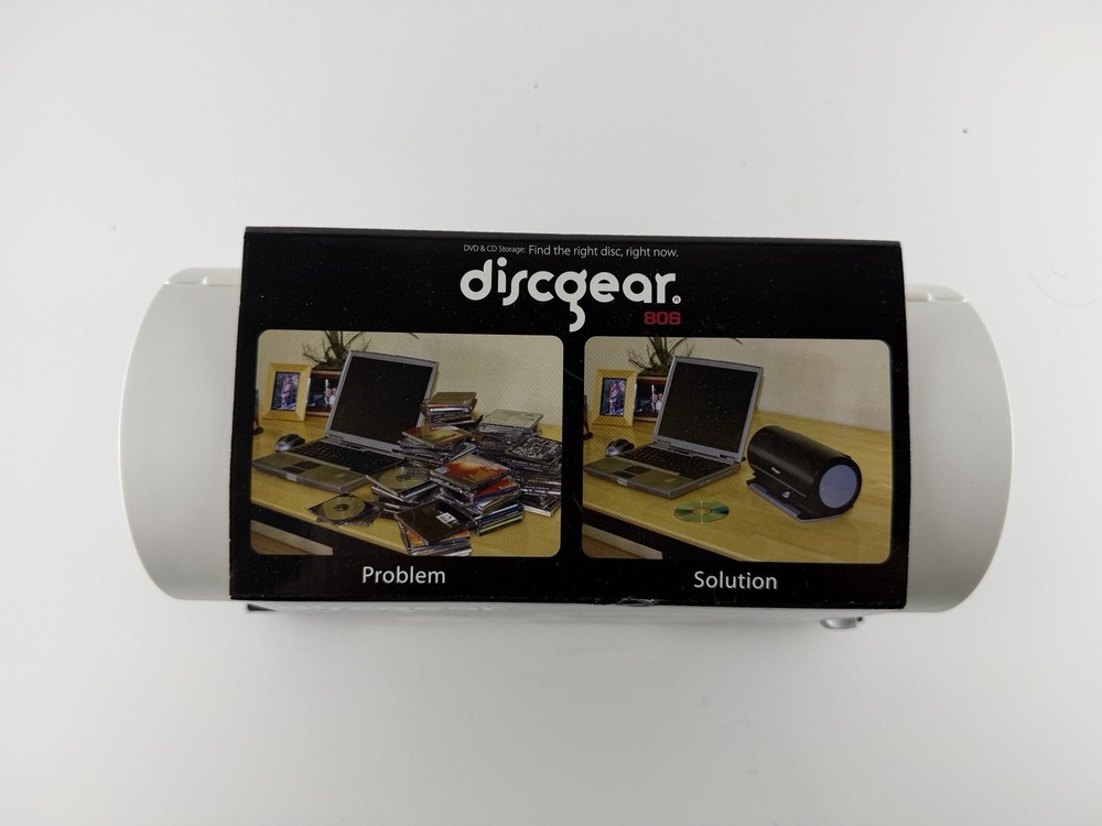DiscGear Selector 100 Disc Retrieval Storage Organizer CD, DVD, Blu-Ray, & Games