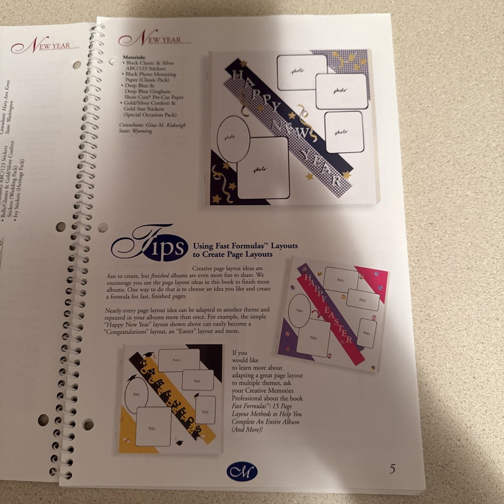creative memories idea books
