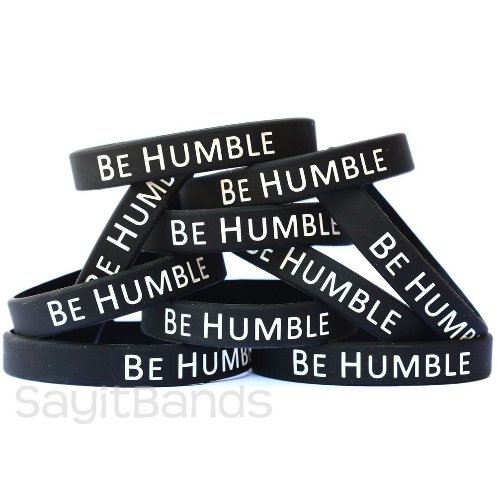 100 No One Fights Alone Wristbands - Black Bracelets White Debossed Text