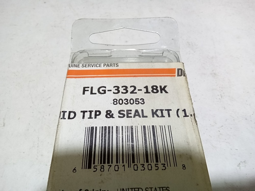 Devilbiss FLG-332-18K Fluid Tip MISING SEAL (H13A3)