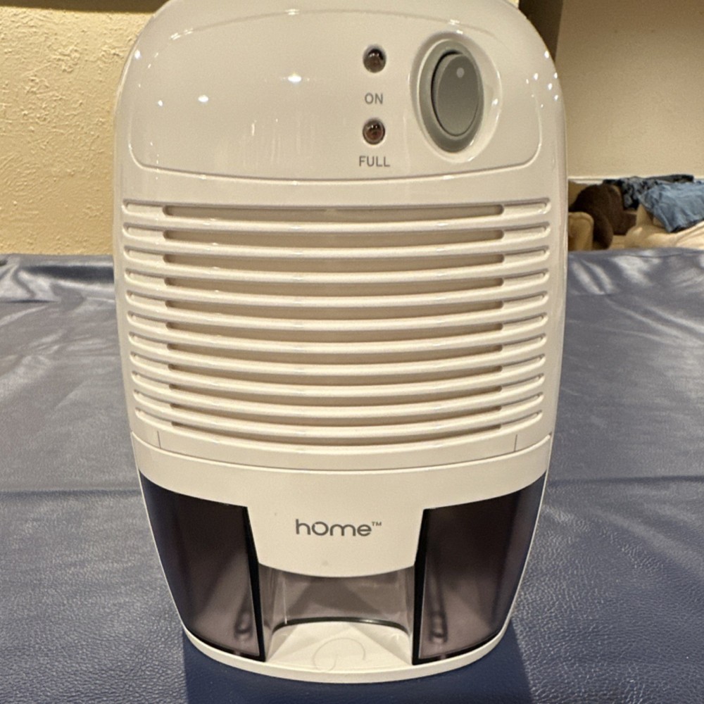 hOme Compact Dehumidifier MD-818 250 ml White Full Tank Indicator