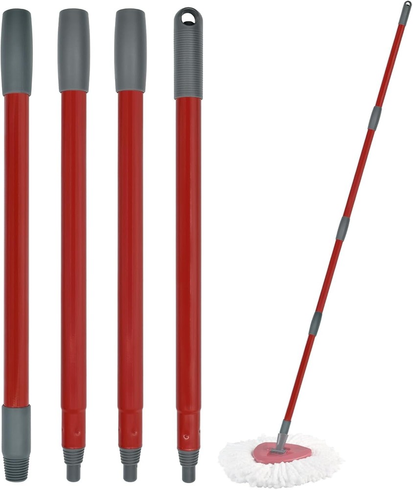 Mop Handle for Ocedar, O Cedar, Spin Replacement Red