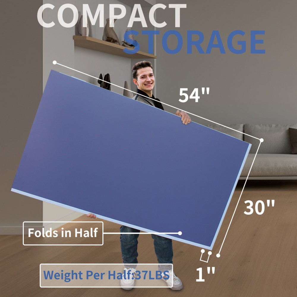 Portable Conversion Ping Pong Net: 9ft Foldable Table Tennis