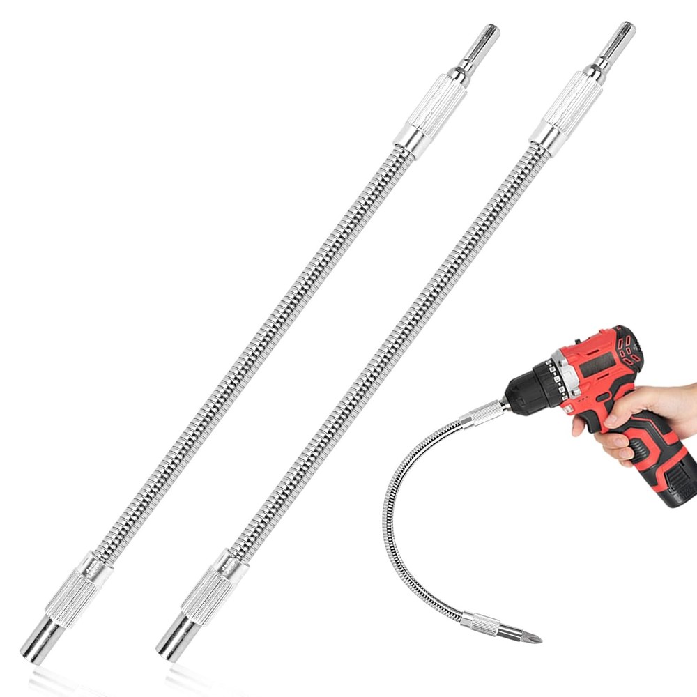 Flexible Drill Bit Extension, 11.7 inch Super Screwdriver Extension,...