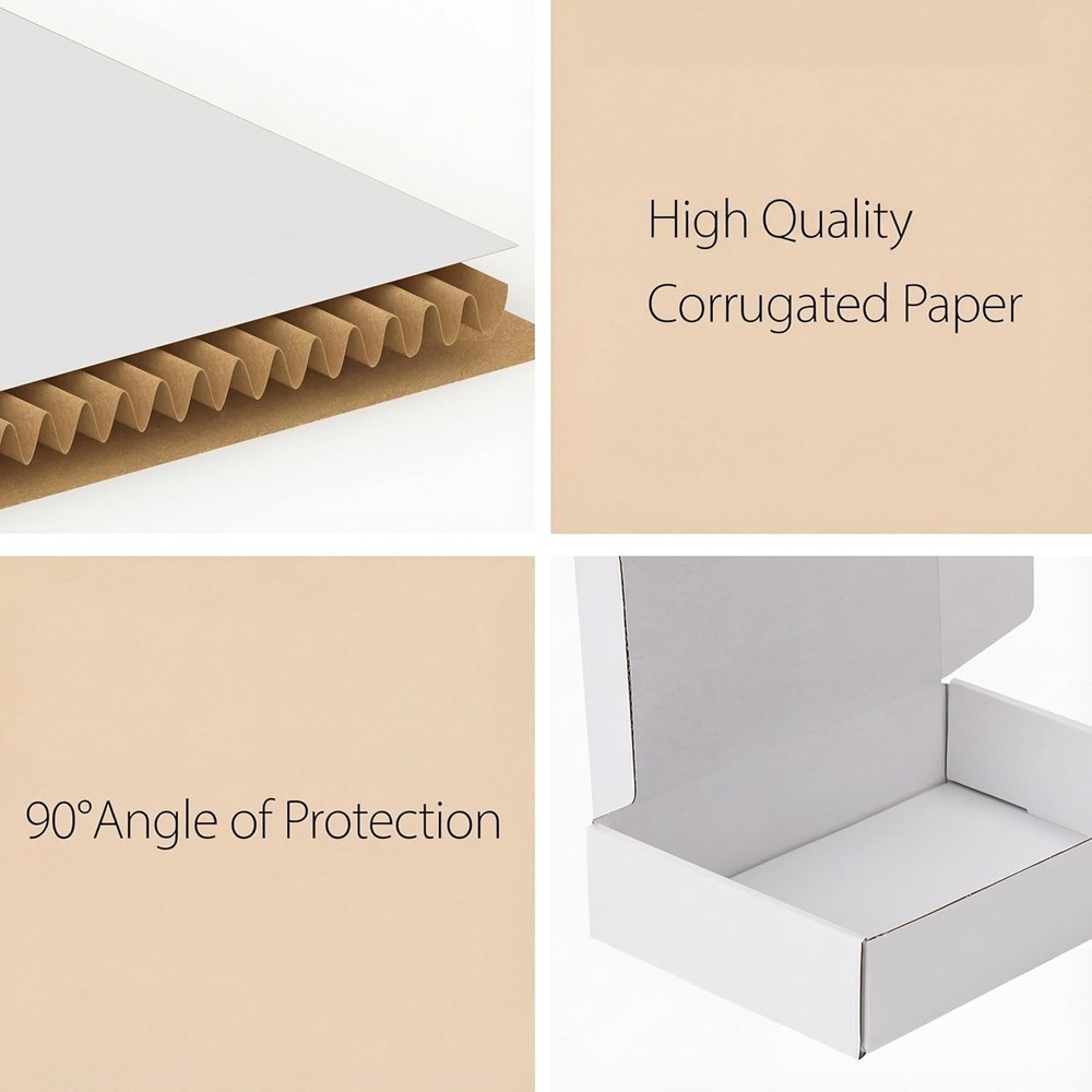 Brand New Shipping Boxes Set 50 White