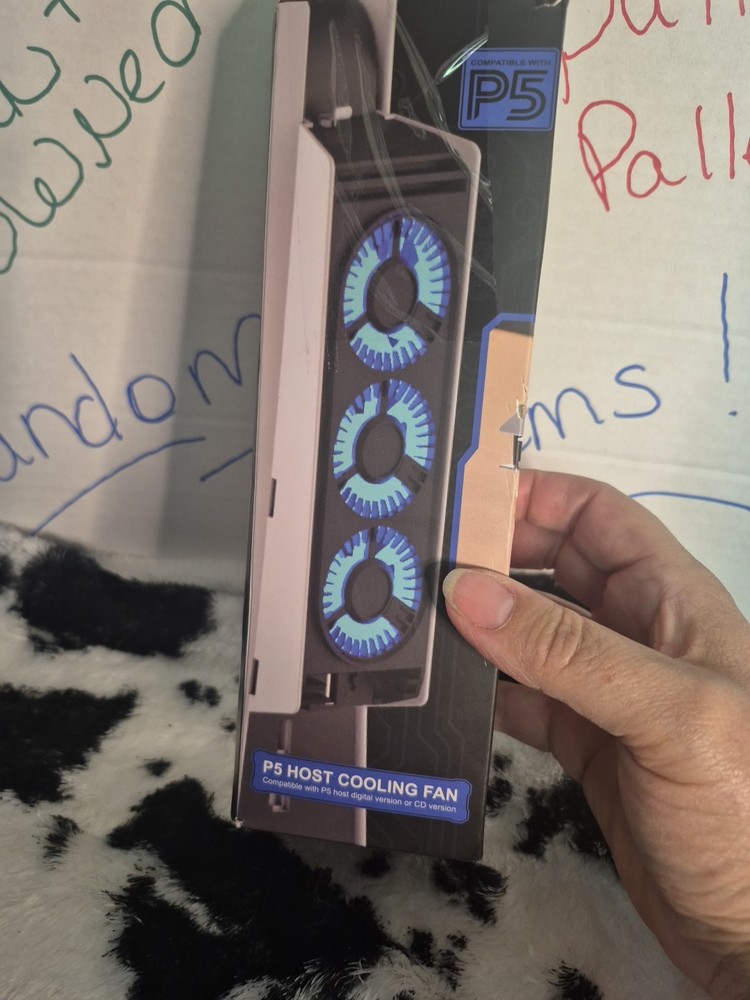 P5 Host Cooling Fan Compatible with PS5 host digital version or CD version
