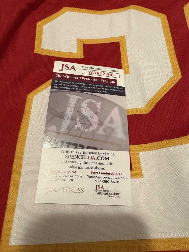 Bashaud Breeland Signed Autograph Custom Jersey (JSA COA) KC Chiefs