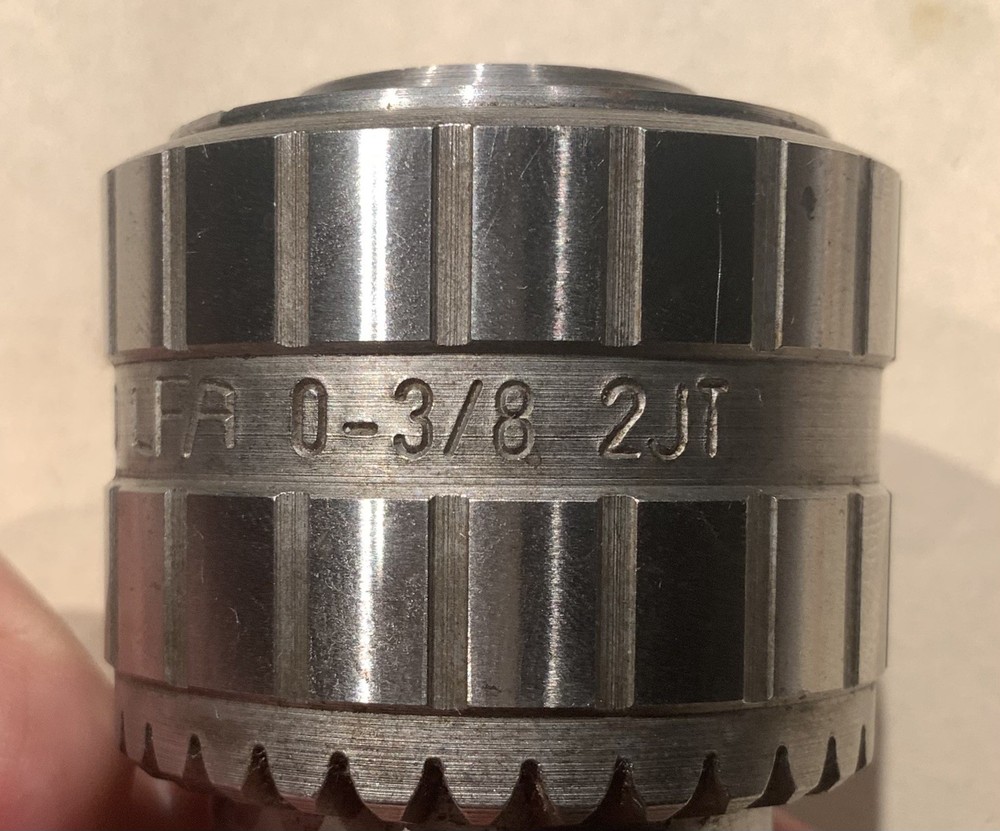 LFA 3/8” Drill Chuck With Jacobs K2 Key